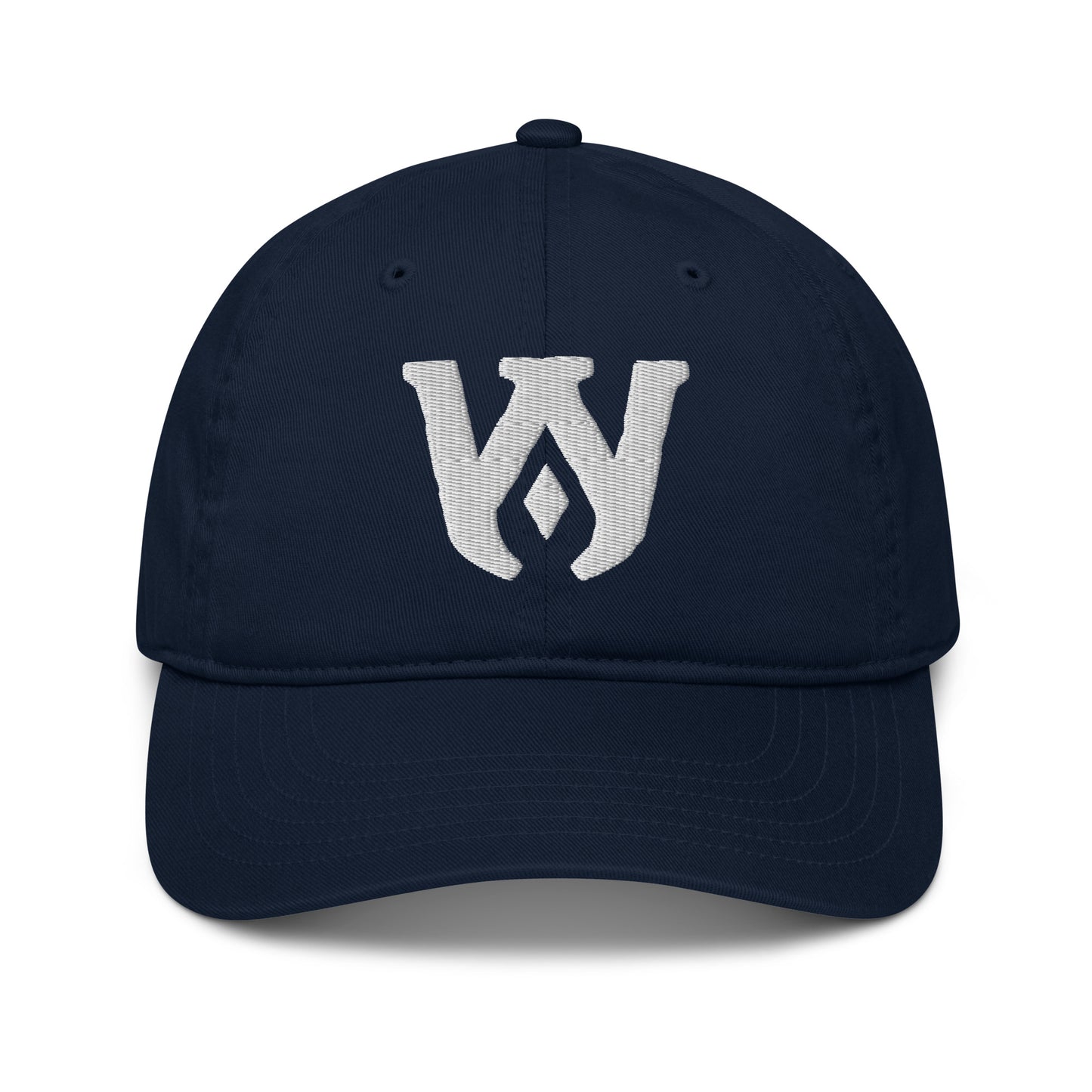 Whole Armor Monogram White Logo Organic Dad Hat