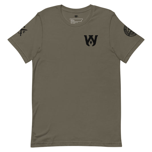 WAC Monogram Black Logo Unisex T-shirt