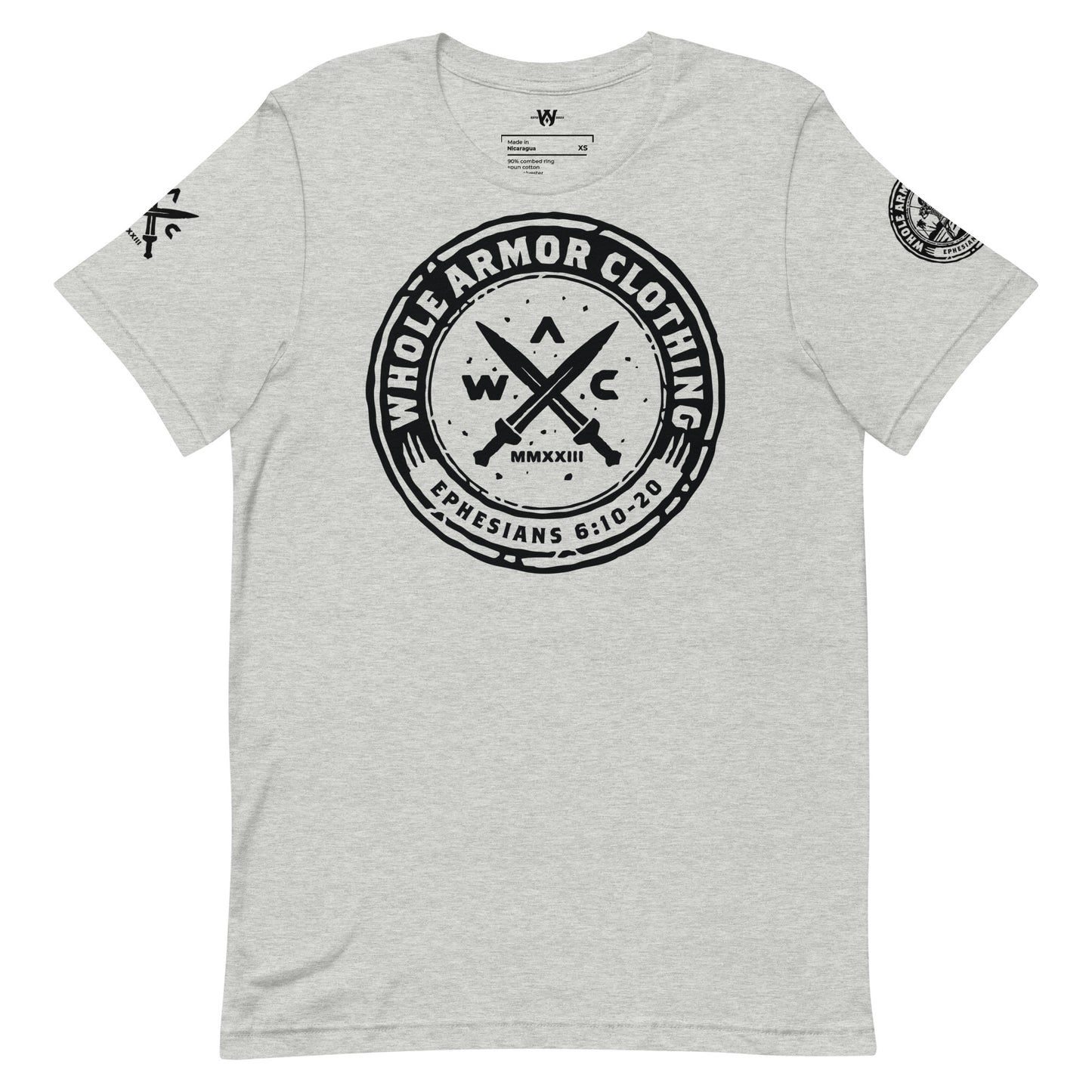 Whole Armor Clothing Crossed Swords Dark Logo Unisex T-shirt