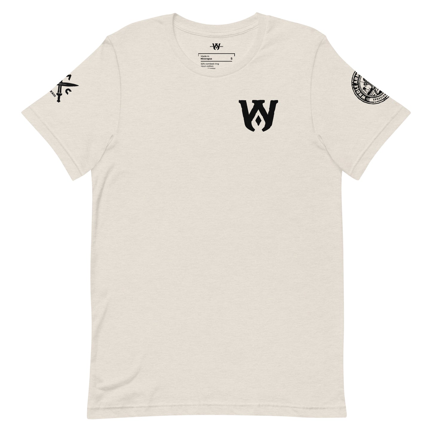 Dark on Light WAC Monogram Unisex T-shirt