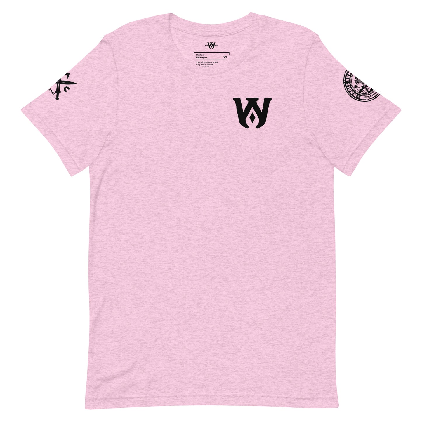 Dark on Light WAC Monogram Unisex T-shirt