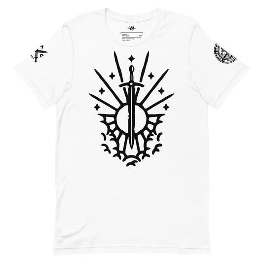 Revelation 1:16 Sword and Sun Unisex T-Shirt Light