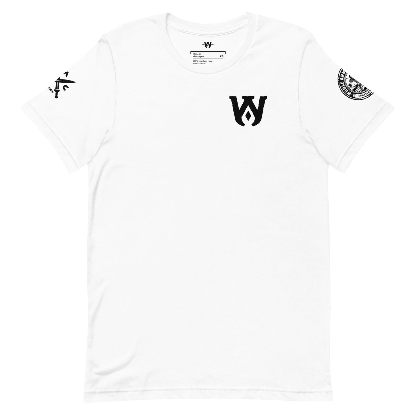 Dark on Light WAC Monogram Unisex T-shirt