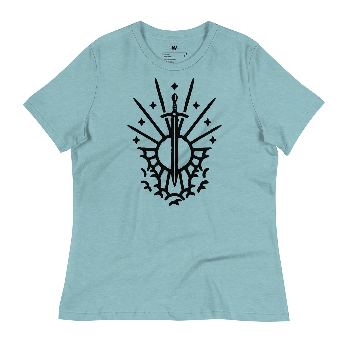 Women's Revelation 1:16 Sword and Sun T-shirt Light