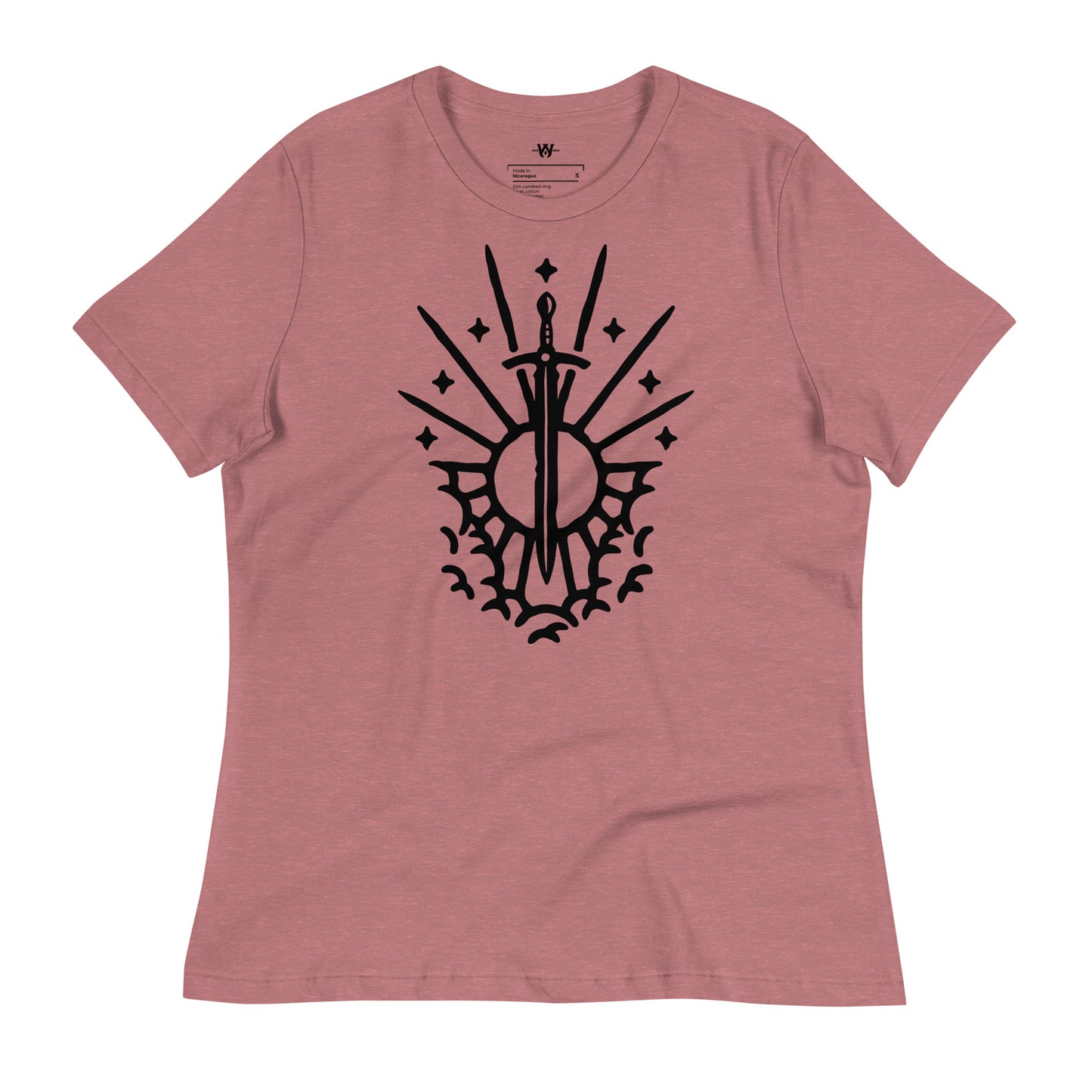 Women's Revelation 1:16 Sword and Sun T-shirt Light