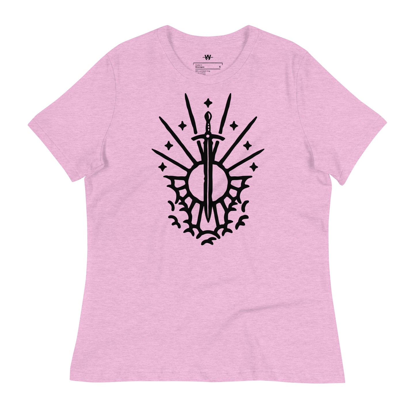 Women's Revelation 1:16 Sword and Sun T-shirt Light