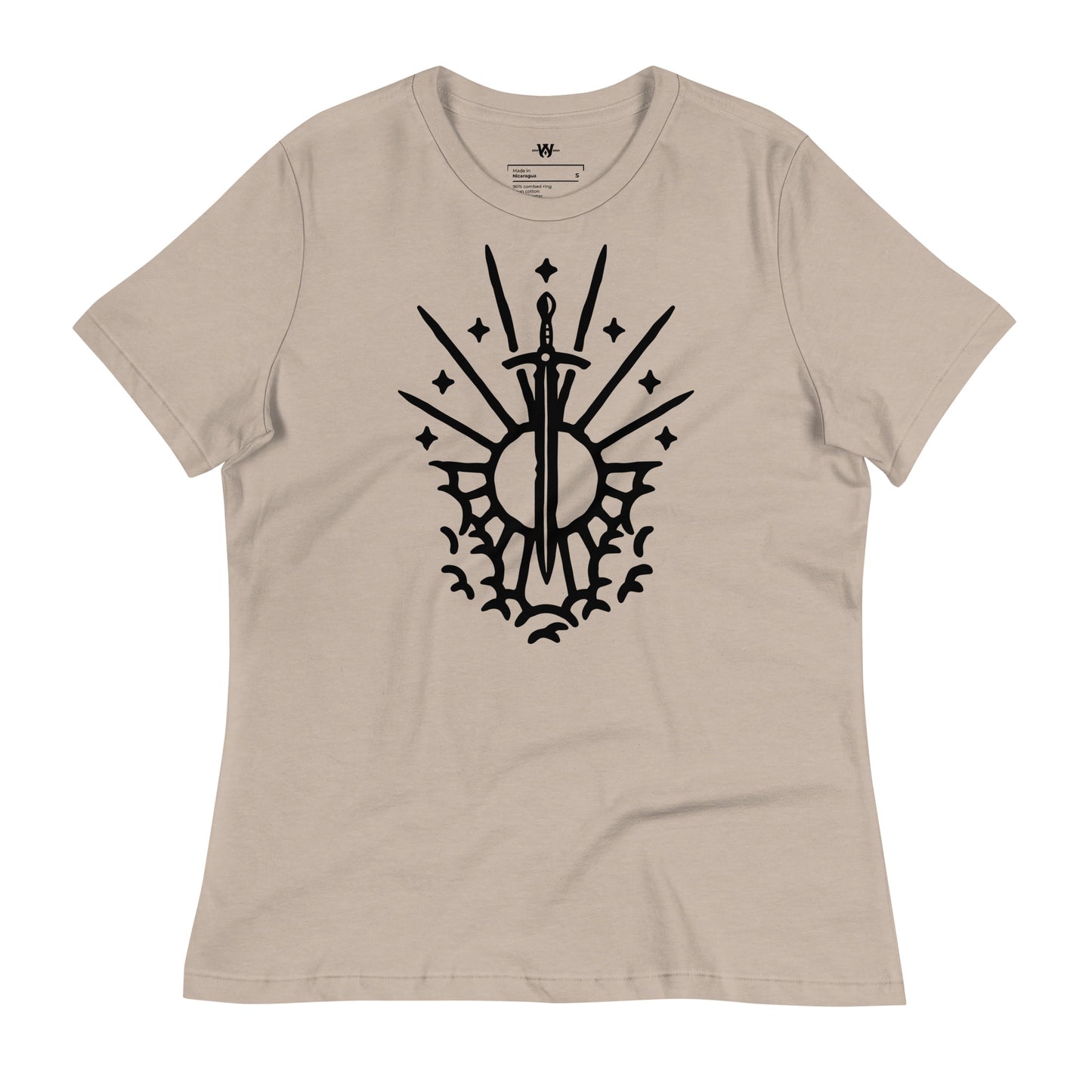 Women's Revelation 1:16 Sword and Sun T-shirt Light