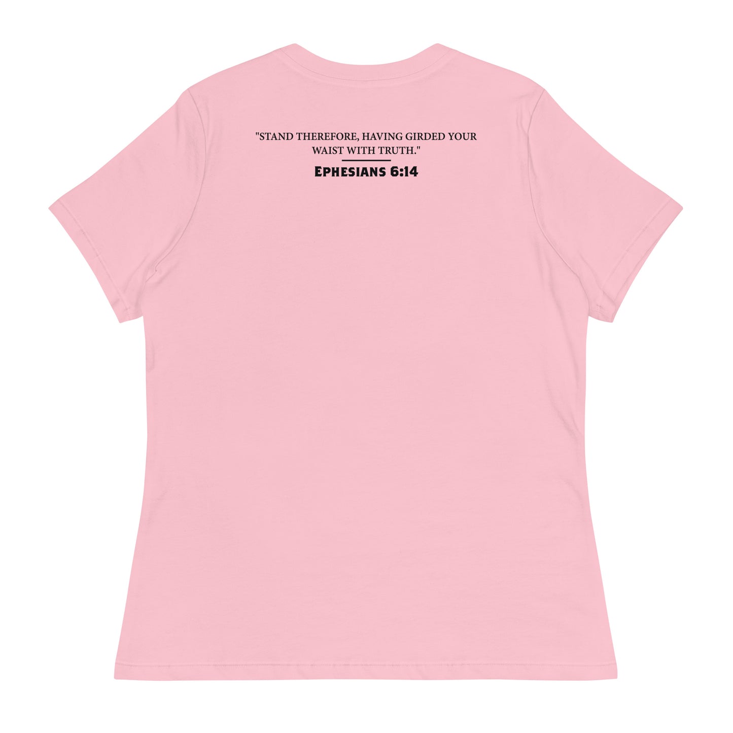 Women's Ephesians 6:14 Black Belt of Truth Relaxed T-Shirt