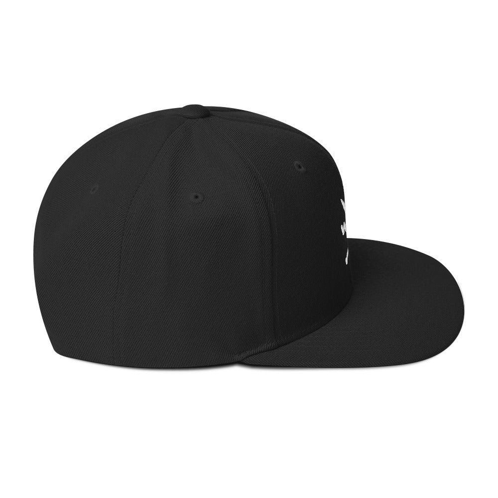 WAC crossed swords logo snapback hat - Whole Armor Clothing