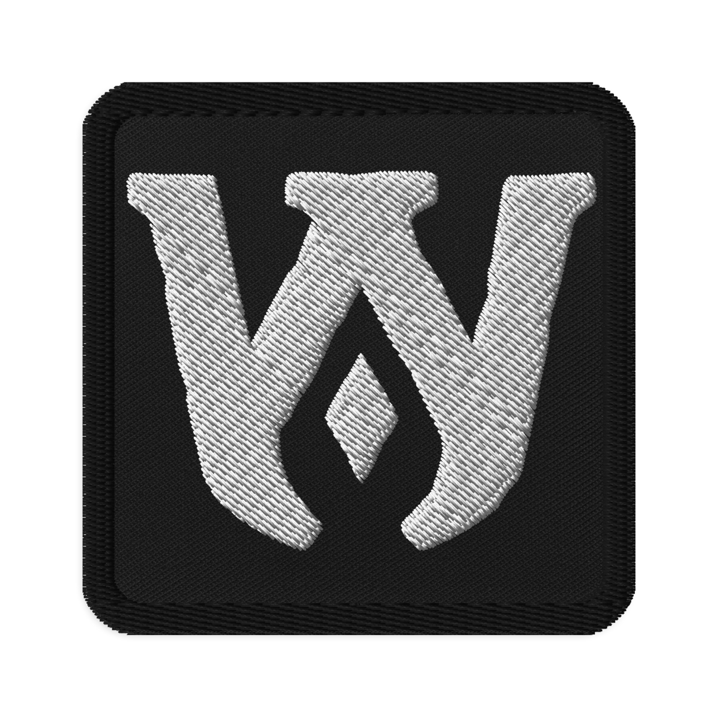 WAC monogram embroidered patches - square 3″×3″ - Whole Armor Clothing