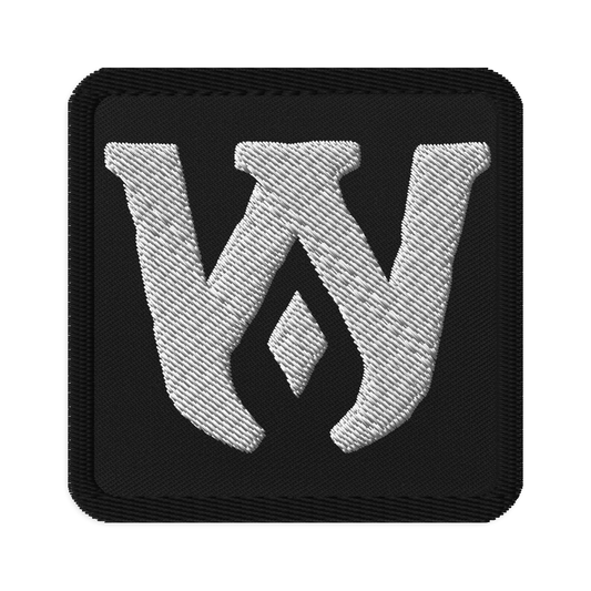 WAC monogram embroidered patches - square 3″×3″ - Whole Armor Clothing